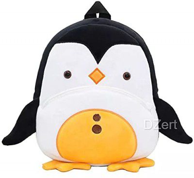 DZert Kids Soft Plush Backpacks Cartoon Boys Girls Baby (2-5 Years) (Penguin)