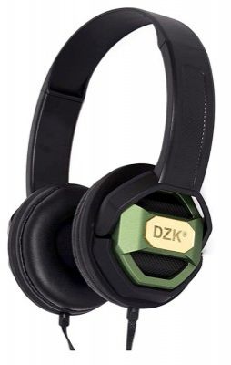DZK Wired Gaming Headphone with Microphone for Voice Chatting Compatible with PC and Laptop