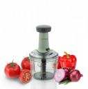 E-COSMOS Food Chopper 900ml, Steel Large Manual Hand-Press Vegetable Chopper 900ml...