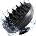 E-COSMOS Hair Scalp Massager Shampoo Brush with Soft Silicone Bristles Kitchen for Anti Dandruff Removal Head Massager Prevents Hair loss for Men, Women (BLACK)...