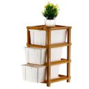 E-COSMOS Plastic Drawer Organizer Self Standard Rectangular Multi Purpose (3 Tier, White)...