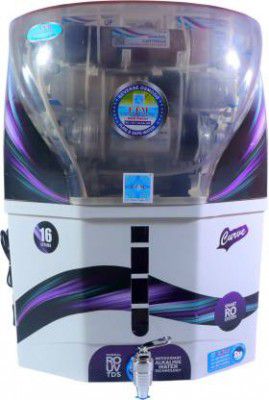 E.F.M Curve Water Purifier Luxury Domestic RO System 16 L RO + UV + UF + Minerals + Copper Water Purifier 