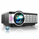 E Gate i9 Pro-Max 4X Brighter Bluetooth Projector 4k Ultra HD | AV, VGA, HDMI, SD Card, USB, AUX, inbuilt Speaker...