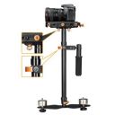 E-Image CS-10 DSLR Video Camera Handheld Stabilizer for Nikon/Canon/Sony/Panasonic (Black)...