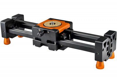 E-Image ES35 13.9”/ 35cm Video DSLR Camera Slider Extendable Double Travel Distance On Tripod Track Dolly Rail Slide Payload 10kg