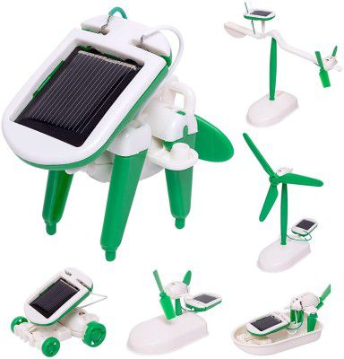 E Trading STEM 6 -in- 1 Solar Educational Robot Kit Toys