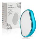 Eaaglo Crystal Hair Eraser for Women & Men, Magic Crystal Hair Remover Painless Exfoliation Hair Removal Tool for Arms Legs Back, Washable Crystal Epilator Without Shaving for Smooth Skin Gifts,Blue...