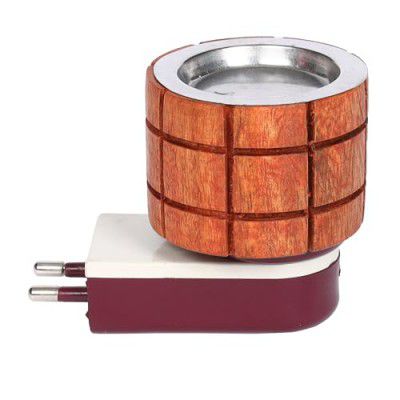 Eabir Wood Camphor Burner For Home | Kapoor Dani For Puja | Camphor Diffuser For Home Fragrance (Kapoor Dani, Brown)