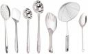 Eagean Stainless Steel Cooking and Serving Spoon Spatula, Set of 7 Kitchen Tool Set  (Silver, Cooking Spoon)...