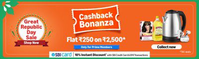 Earbuds, Neckband & Powerbank Starts @ 599 |  Minimum ₹2500+ Purchase Get Extra ₹250 Cashback
