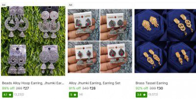 shopsy: Earring Set Starts At Rs 27