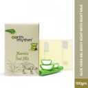 Earth Rhythm Aloe Vera Gel With Goat Milk Body Soap, Moisturise Skin, for Unisex - 100gm  (100 g)...
