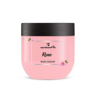 EarthenPot Rose Body Yogurt For Soft and Supple Skin With Rich Ingredients [200g]
