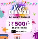 EaseMyTrip : Instant Discount up to Rs.500 on Bus Tickets for All Major Routes...