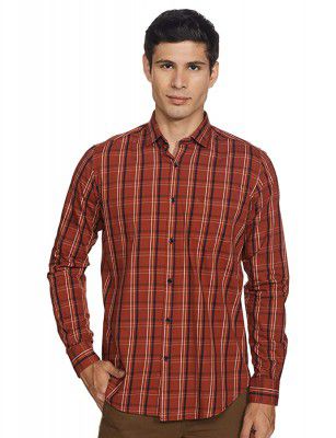 Easies by Killer Mens Slim Shirt (E-86289_Maroon Navy Checks 2XL)