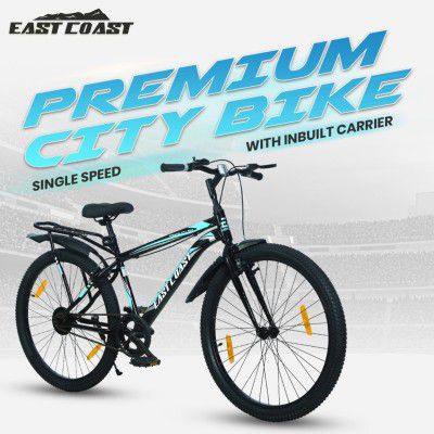 EAST COAST Premium City Bike/cycle 26t with Inbuilt Carrier 26 T (inch) Road Cycle 