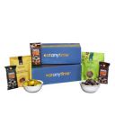 Eat Anytime Diwali Gift Hamper With Hazelnut Date Ladoo 100g Premium Hazelnut  protein Ball 100g  & Fig & Raisin 150g with diya | Diwali Gift Box I Diwali Gift For Employee...