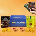 Eat Anytime Premium Gift Hamper With Hazelnut date Ladoo 50g, Ragi Bar Pack of 3...