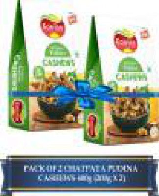 Eatriite Roasted Chatpata Pudina Kaju 400g ( 200gx 2 ) Cashews (2 x 200 g)
