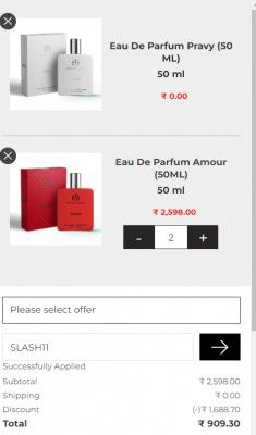 EAU DE PARFUM AMOUR, 50Ml - 3 Pcs at 909