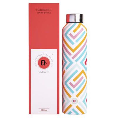 EB-Everything Beautiful Stainless Steel Water Bottle 1 ltr Leakproof