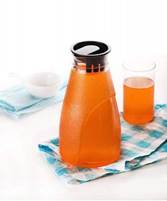 Ebbstone pani bottel pani jug Water jug Plastic Jug Water Bottle Plastic Fridge Bottle 1200 ml, Clear (1)