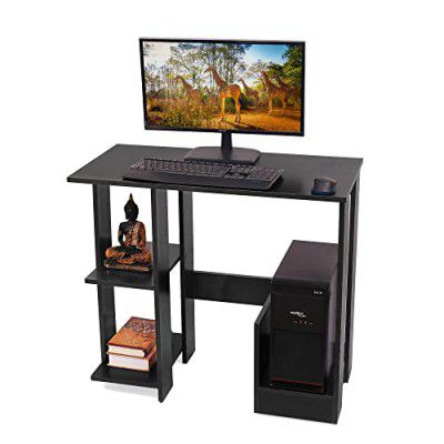 Ebee Engineer Wood Computer Desk- Wenge,32 * 28.7 * 17.7 inches,CT3