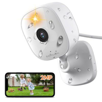 Ebitcam Outdoor WiFi Camera, CCTV Camera for Home, Waterproof, Motion & Sound Detection  (Upto 512GB)