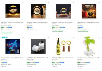 98% Off - Night Lamps | starting From Rs.29
