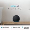 Echo Dot (4th Gen) | Smart speaker with Alexa (Black)...