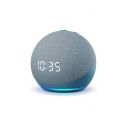 Amazon Echo Dot 4th Gen with clock | Smart speaker with powerful bass, LED display and Alexa (Blue)...