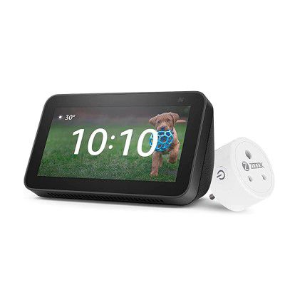 Echo Show 5-2nd Gen (Black) combo with Zoook 16A Smart Plug