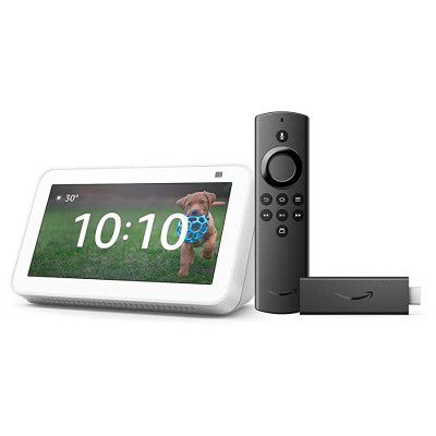 Echo Show 5-2nd Gen (White) combo with Fire TV lite