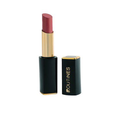 Echt Beauti Routines Effortless Elegance Vegan Cream Matte Lipstick, Hydrating, Pigmented, Smooth, 4.5 gms