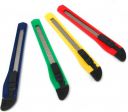 Eclet 1 Carton Cutter(9mm) Blade Snap Off Cutter Utility Knives Retractable Snap-Off Knife(any 1 random colour will send)...