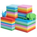 Eclet Neon Origami Paper 15 cm X 15 cm Pack of 100 Sheets (10 sheet x 10 color) Fluorescent Color Both Side Coloured For Origami, Scrapbooking, Project Work.1...