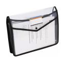 ECLET Transparent A4 Size Document File | Storage Bag with Snap Button...