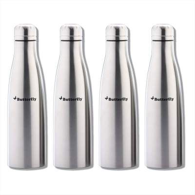 Eco Stream Stainless Steel Water Bottle-1000 ML (Set of 4)