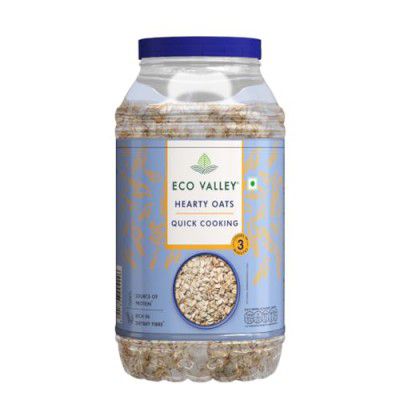 Eco Valley Hearty Oats - 1 Kg - Plain