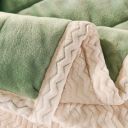 ecoCalm Sherpa Blanket for Summer, AC Throw Blanket Queen Size for Air-Conditioned Room, Summer Blankets for Sofa/Car/Office/Travel (Green, 1.5 * 2.0m)...