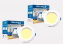 EcoEarth Bixy Concealed Downlight (Pack of 2, Warm White, 6 Watt)...