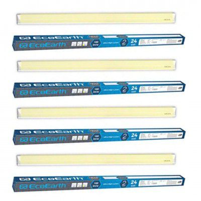 EcoEarth Hexa 24 Watt Batten, India’s First Hexagon-Shaped LED Tubelight | 2 Feet | Cool White | Pack of 4