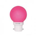 EcoLink 0.5W Base B22 NeoGlow LED Bulb (Pink,Pack of 4)...