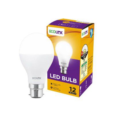 EcoLink 12-Watt LED Bulb | Bulb Base : B22, Colour : Cool Day Light, Pack of 1