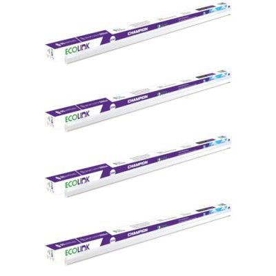 EcoLink 20-watt LED Batten/Tubelight | Champion Compact 4-ft LED Batten, Pack of 4