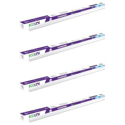 EcoLink 20-watt LED Batten/Tubelight | Champion Compact 4-ft LED Batten for Living Room & Bedroom | Cool White,Pack of 20