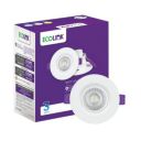 EcoLink 3-watt LED Spot Light | 2 inch Deep JB LED Spot Light for Home | Colour : Crystal White, Pack of 1...