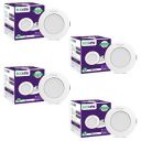 EcoLink 3W Junction Box LED Downlighter (Warm White,Pack of 4)...