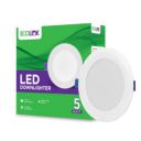 EcoLink 5W Concealed JB Ceiling Light | Round Ceiling LED Downlighter for Home & Hall | Cut Out: 3 inch, Color: Red, Pack of 1...