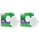 EcoLink 5W Concealed JB Ceiling Light | Round Ceiling LED Downlighter for Home & Hall | Cut Out: 3 inch, Color: Cool Day Light, Pack of 2...